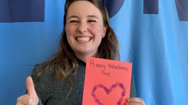 Volunteers will be making Valentine's Day-themed cards